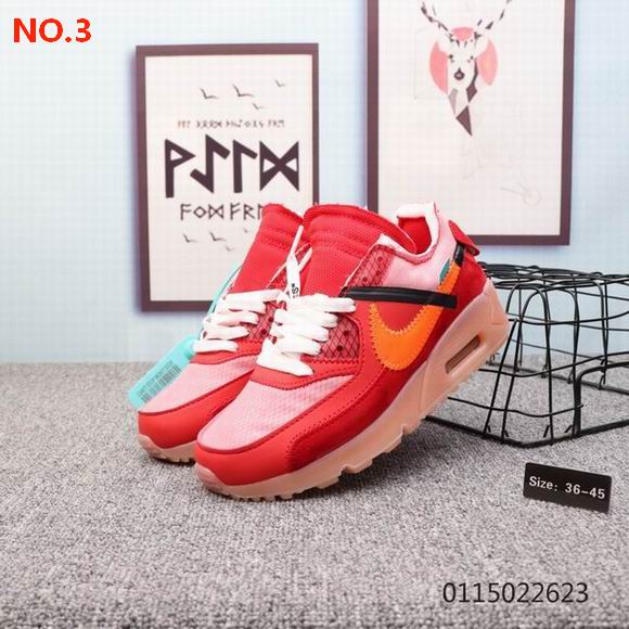 Nike Air Max 90 Off White Men's Shoes 8 Colorways-01